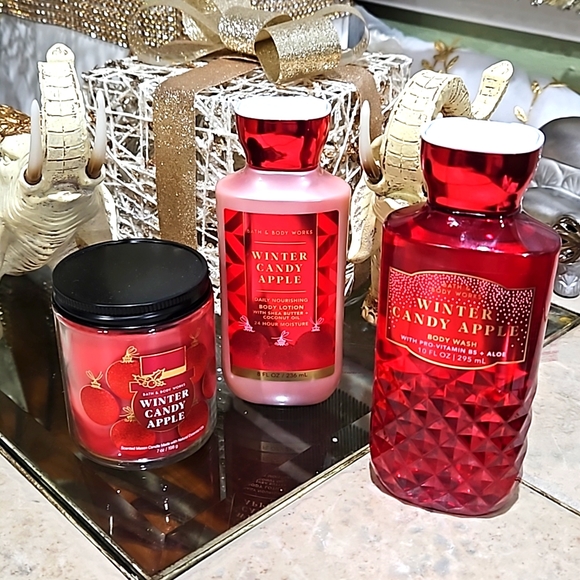 Bath & Body Works Other - NWT! B&BW WINTER CANDY APPLE BUNDLE